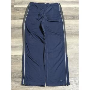 Vintage Nike Silver Tab Navy Striped Sweatpants Track Pants Y2K - Men’s Large